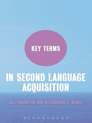 cover image of Key Terms in Second Language Acquisition